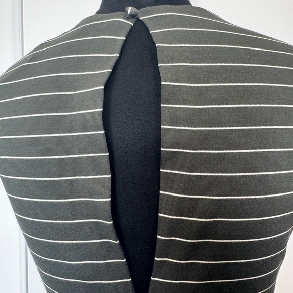 Club Monaco Stripe Ponte Knit Maxi Dress - Picture 9 of 13